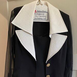 Two piece Black Dress